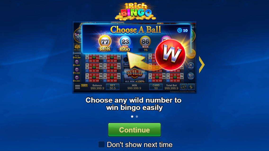 iRich Bingo Screenshot