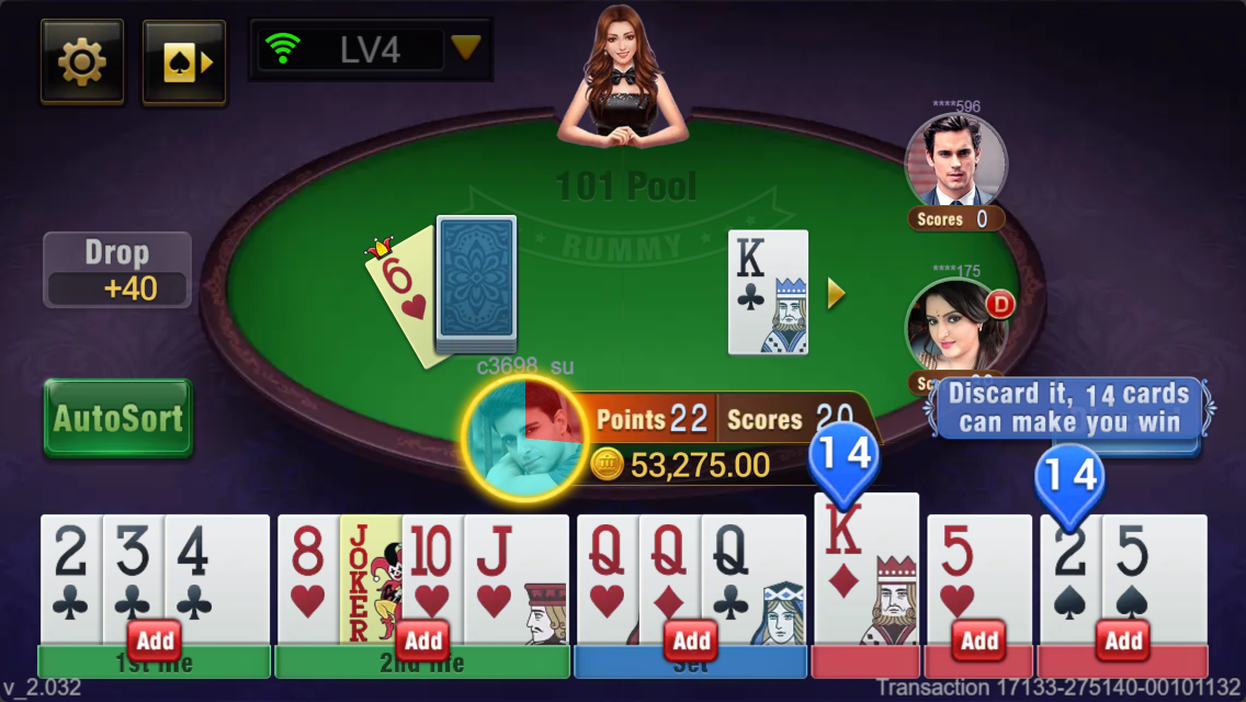 Pool Rummy Screenshot