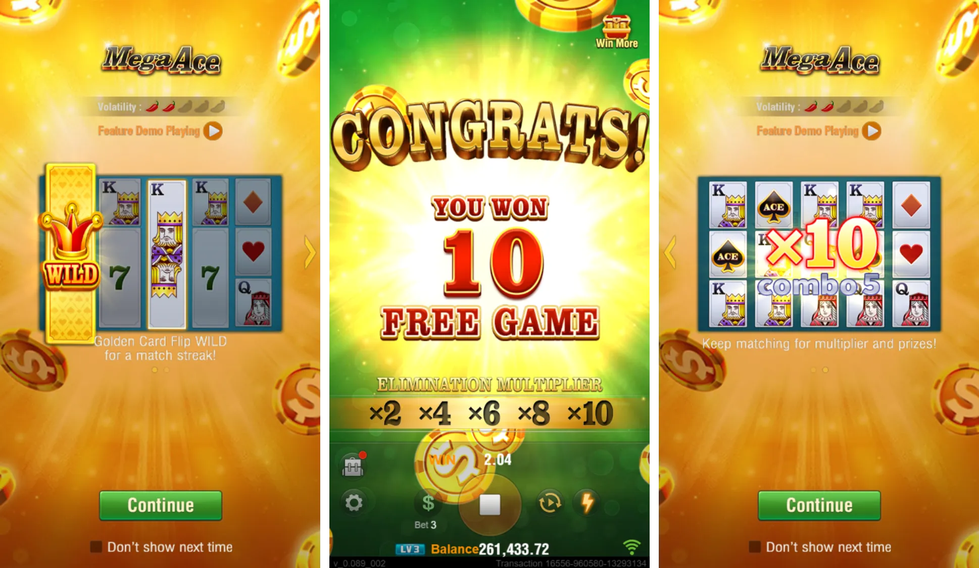 Mega Ace Screenshot 1