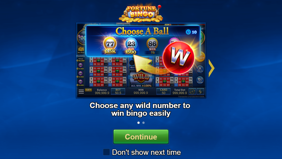 Fortune Bingo Screenshot
