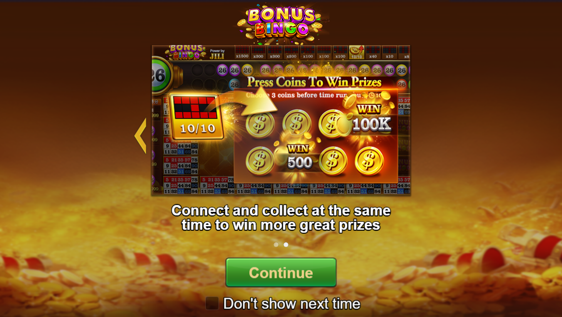 Bonus Bingo Screenshot