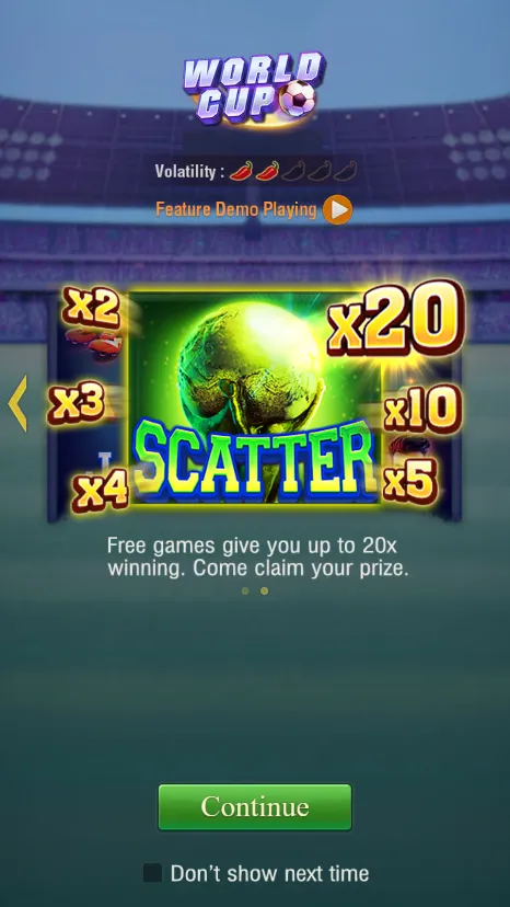 World Cup Screenshot