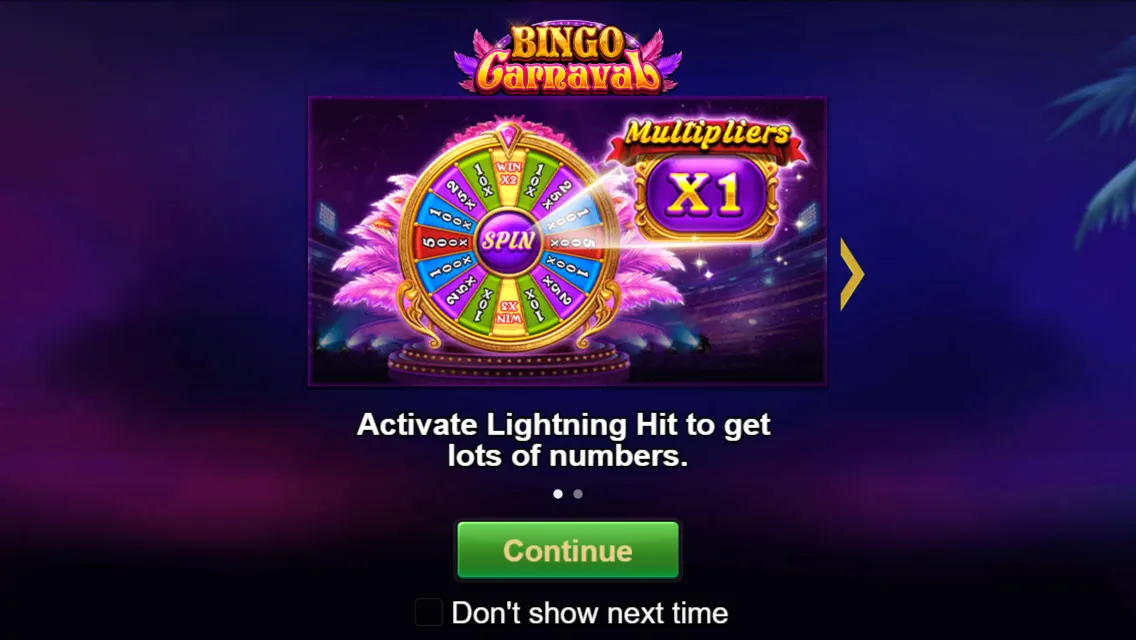Bingo Carnaval Screenshot 1