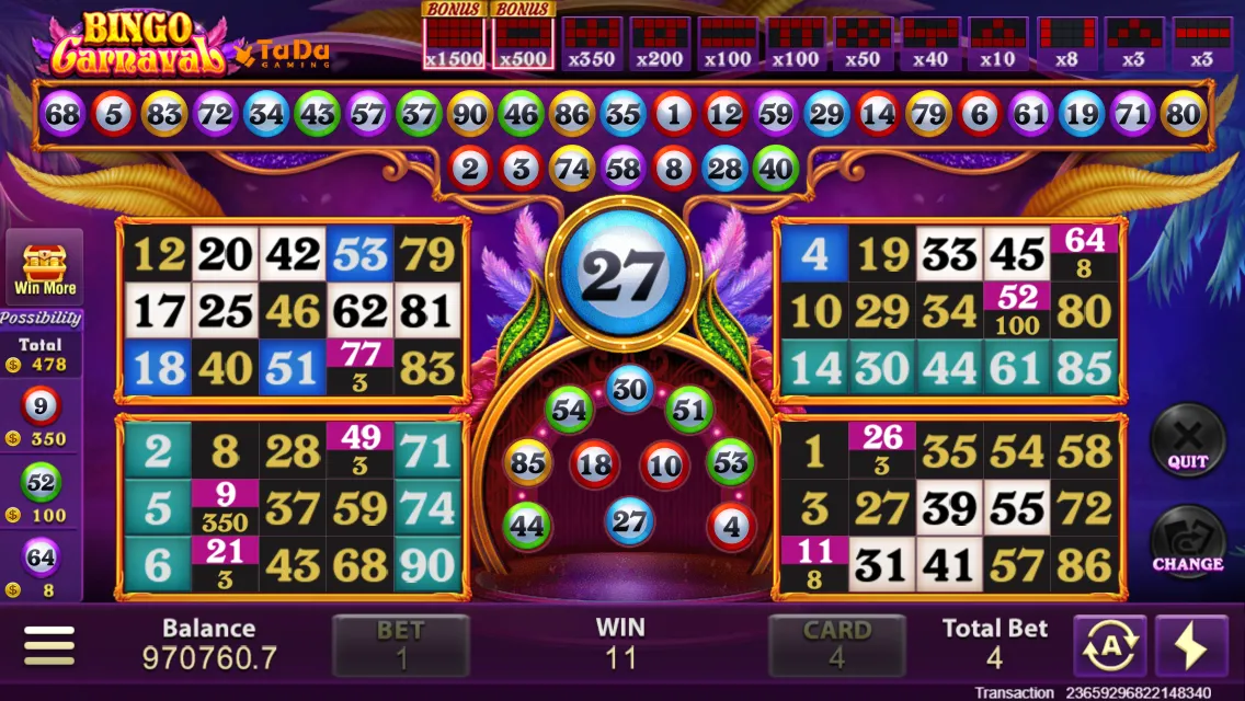 Bingo Carnaval Screenshot 3