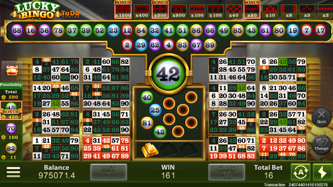 Lucky Bingo Screenshot