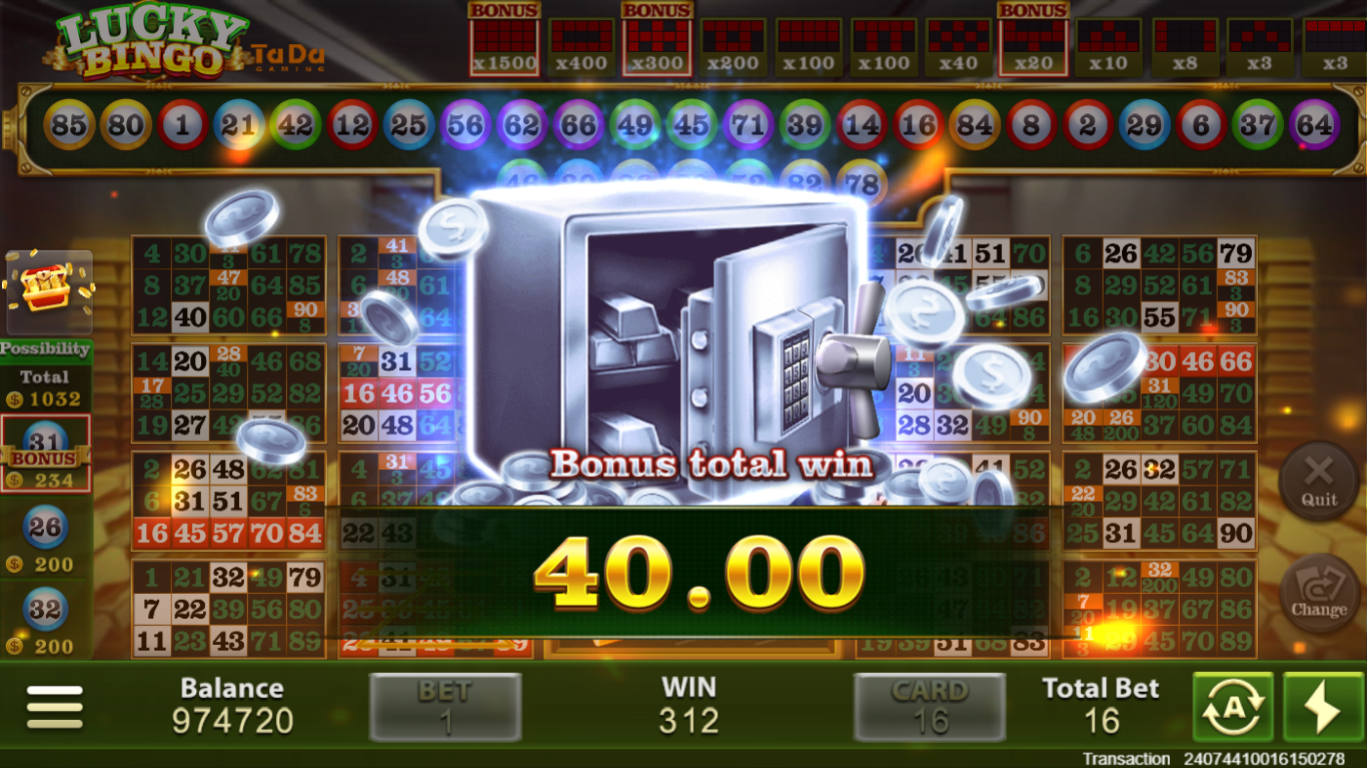Lucky Bingo Screenshot