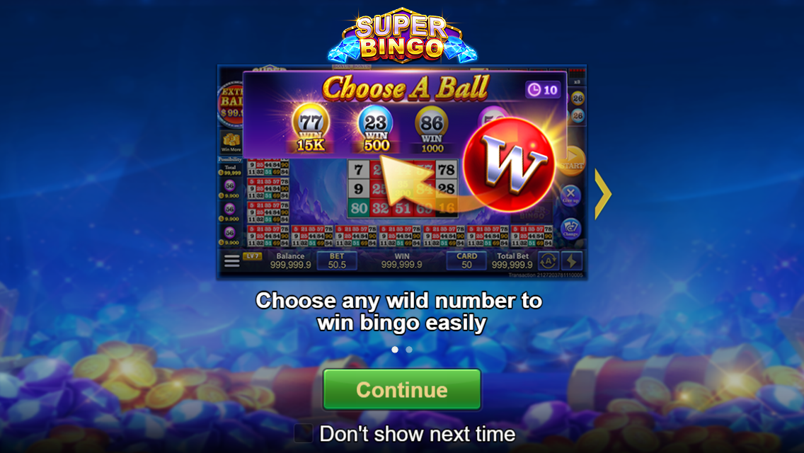 Super Bingo Screenshot
