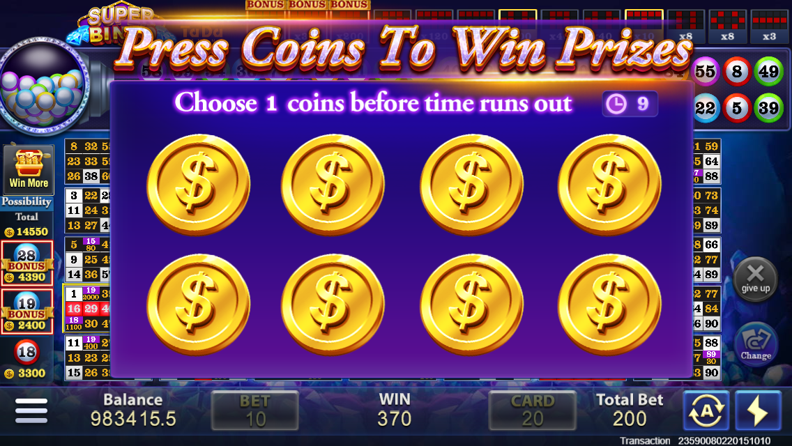 Super Bingo Screenshot