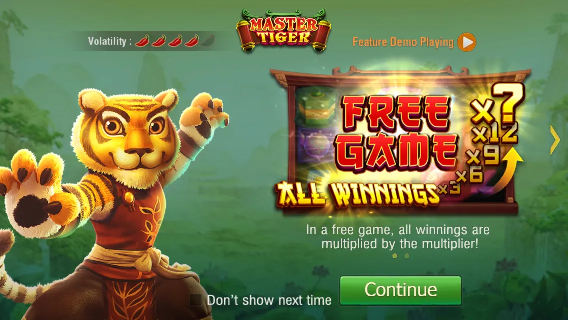 Master Tiger Screenshot