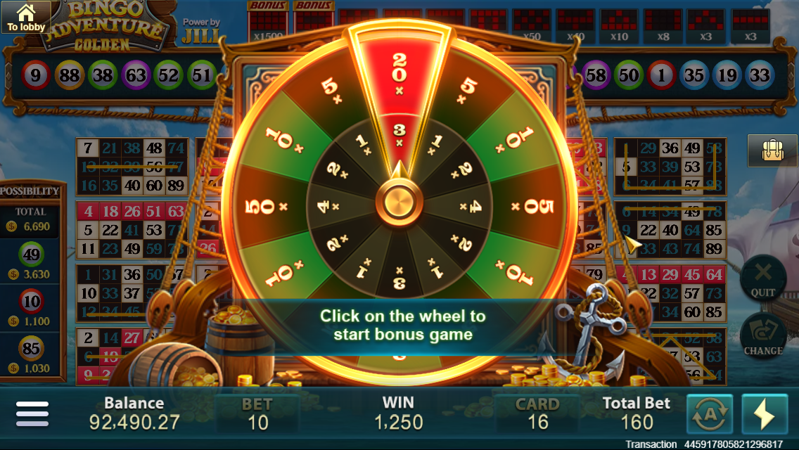BINGO ADVENTURE Screenshot