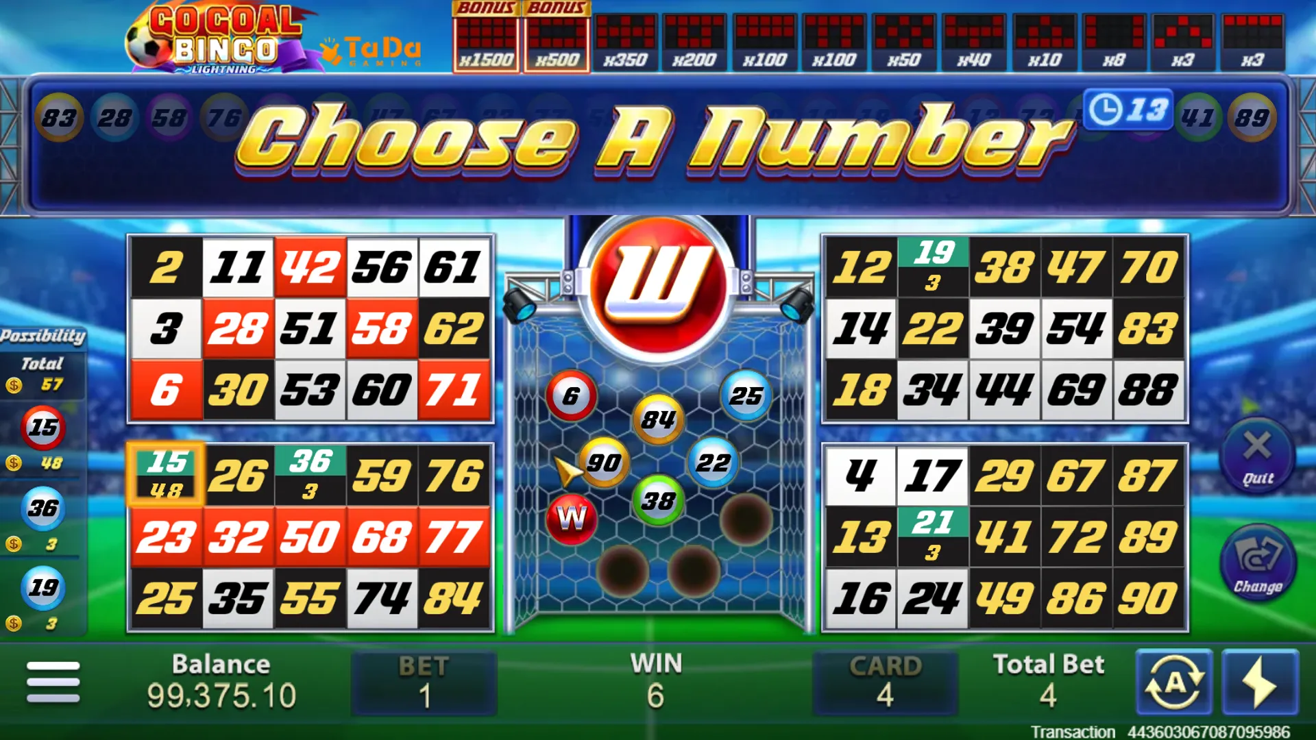 GO GOAL BINGO Screenshot