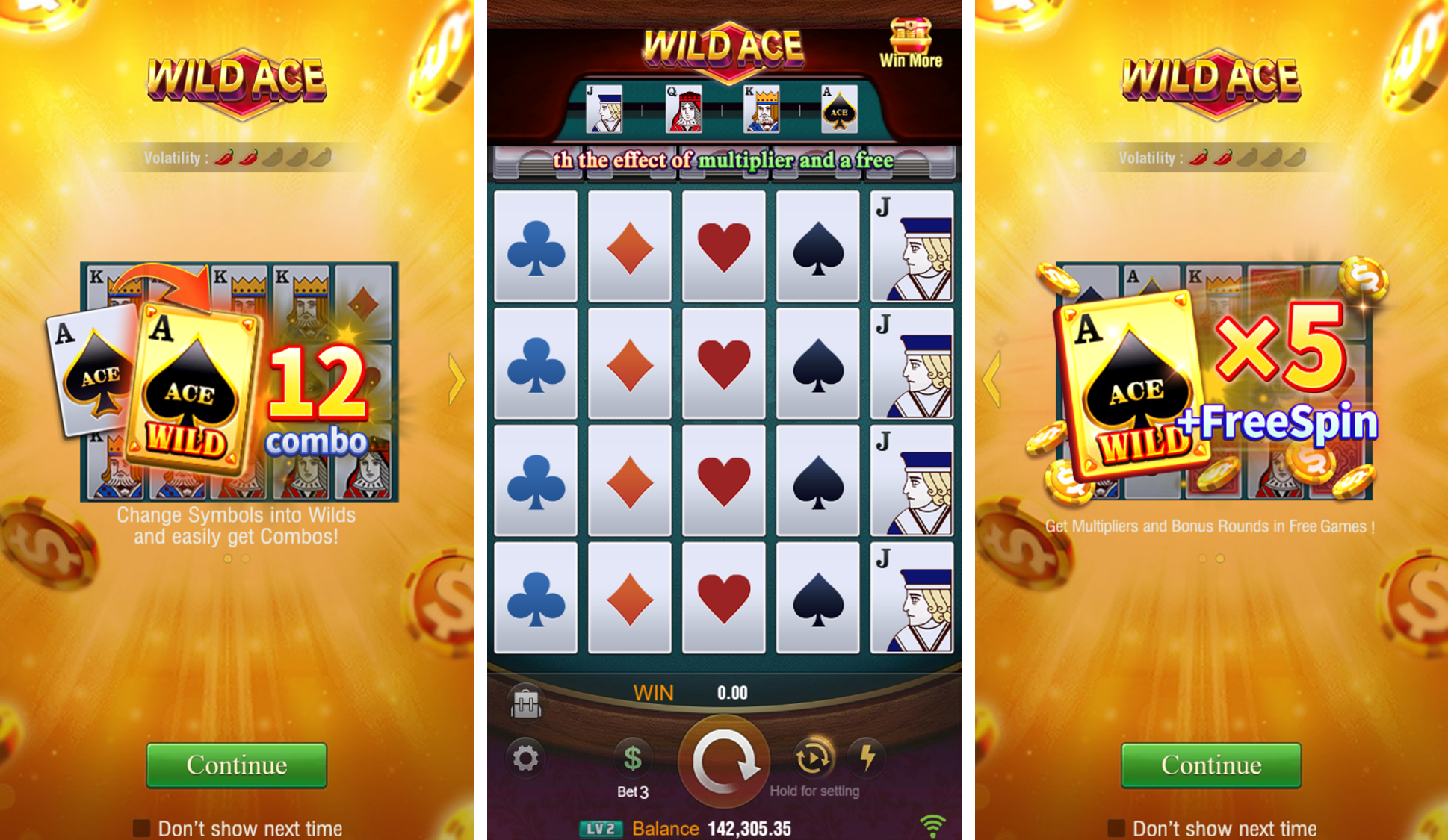 WILD ACE Screenshot