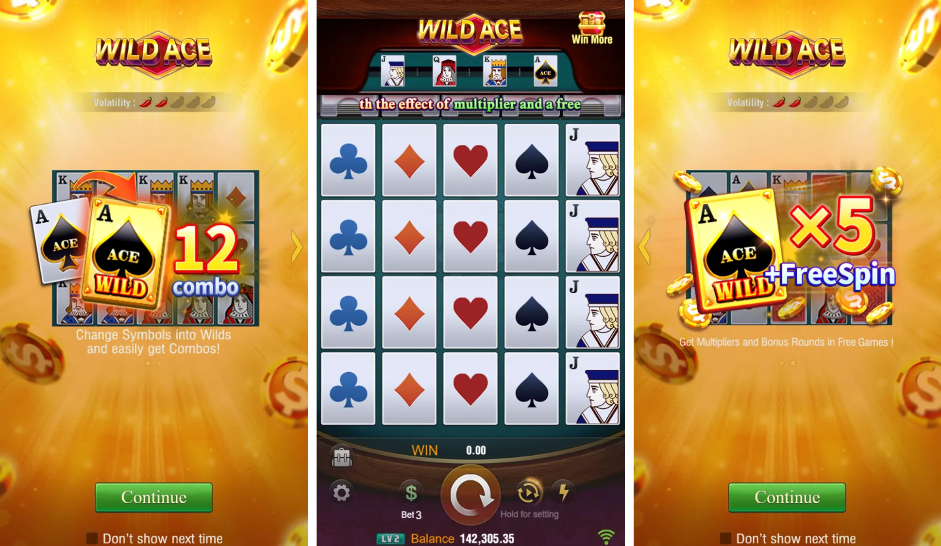 WILD ACE Screenshot