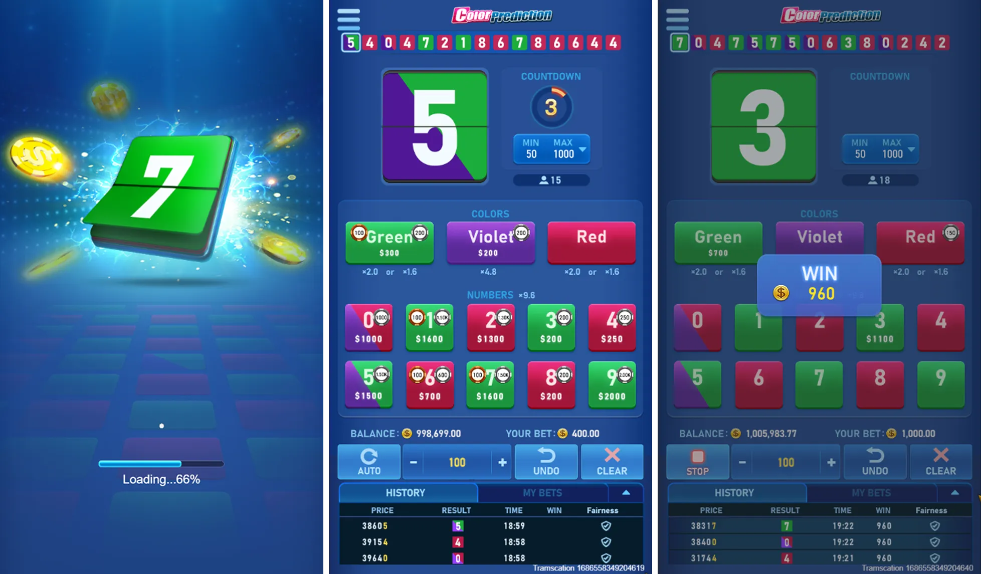 Color Prediction Screenshot
