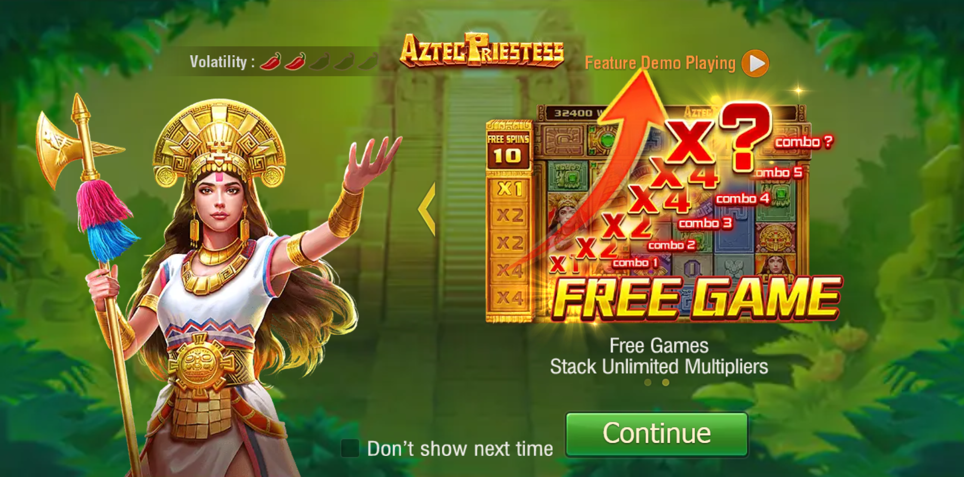 Aztec Priestess Screenshot