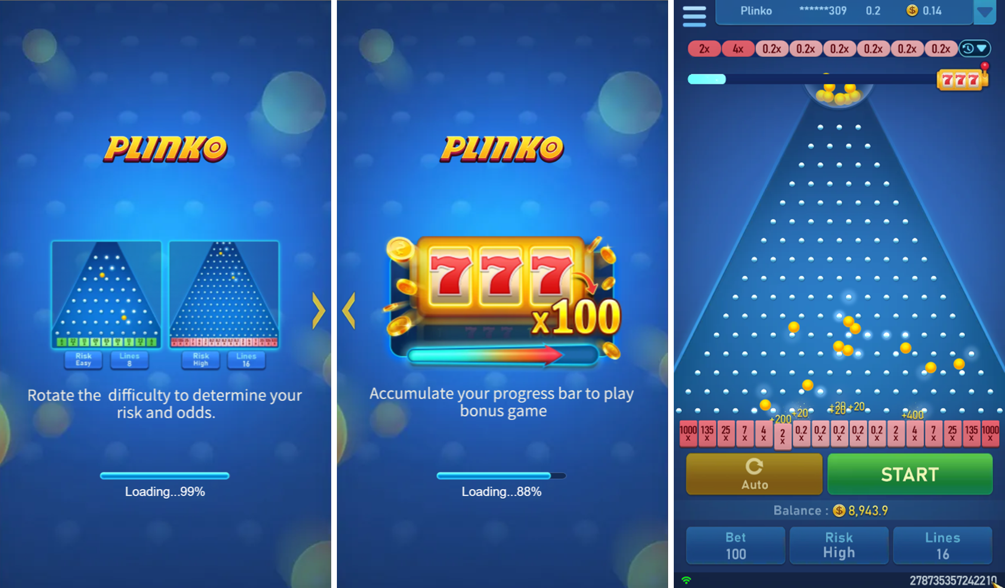 Plinko Screenshot