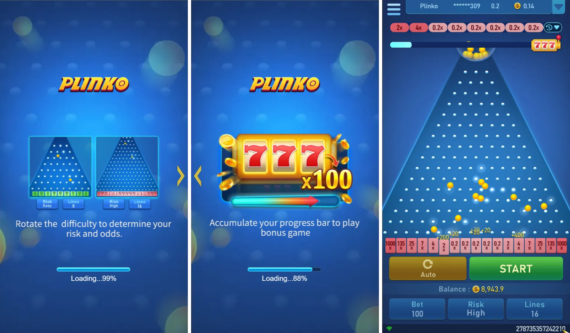 Plinko Screenshot