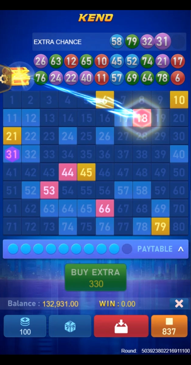 Keno Bonus Number Screenshot 4