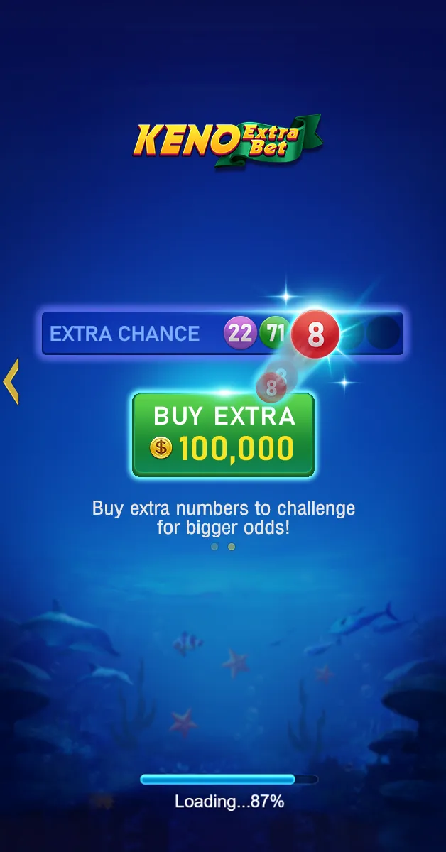 Keno Extra Bet Screenshot 2