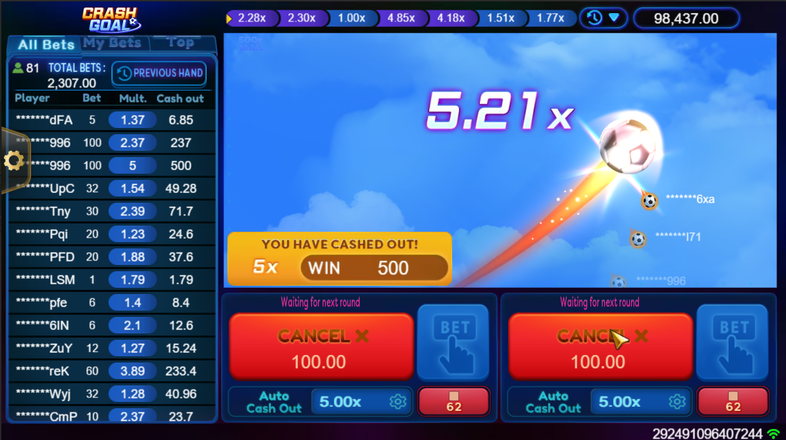 Crash Goal Screenshot