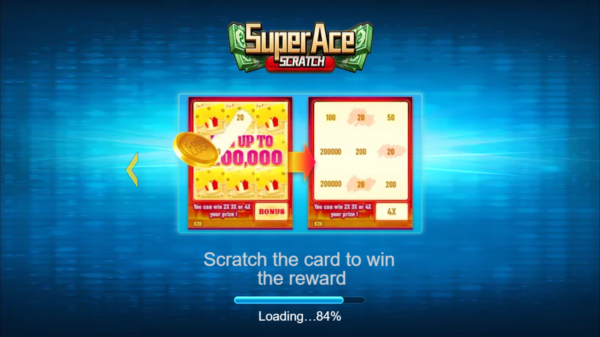 Super Ace Scratch Screenshot