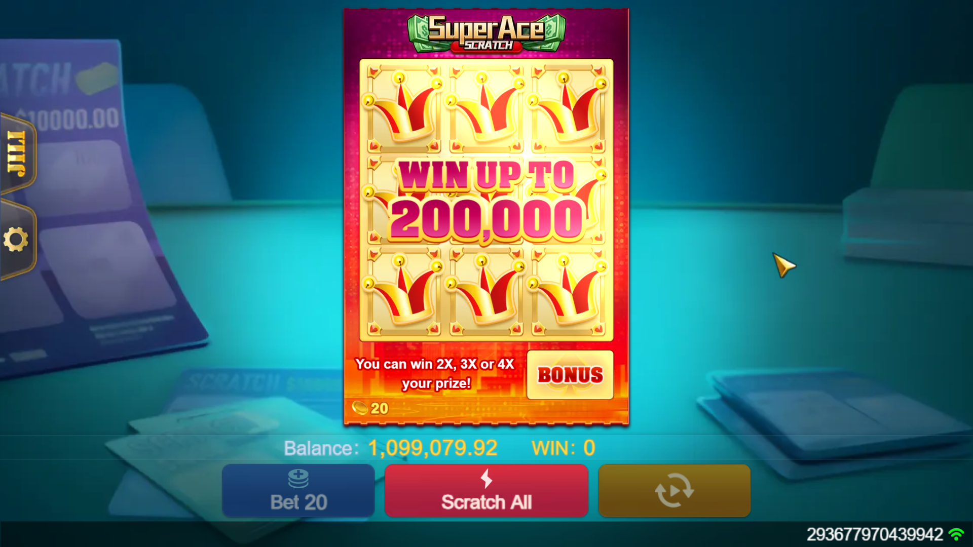Super Ace Scratch Screenshot