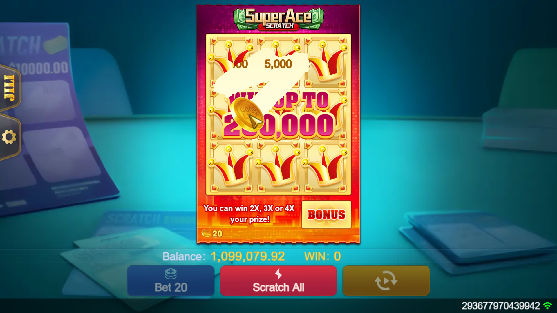 Super Ace Scratch Screenshot