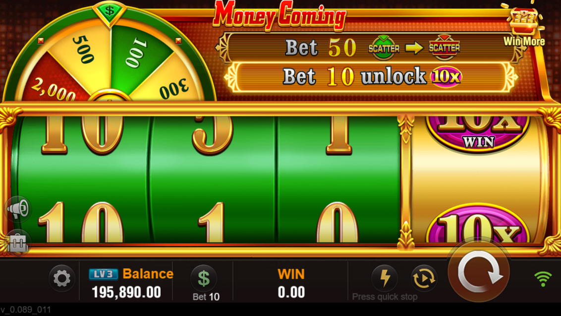 Money Coming Screenshot